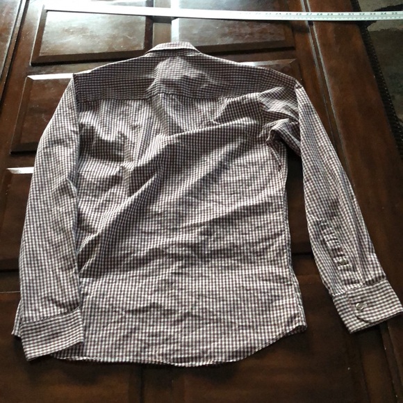 Men’s size small 14-14 1/2 Van Heusen flex slim fit long sleeve button down - Picture 8 of 8
